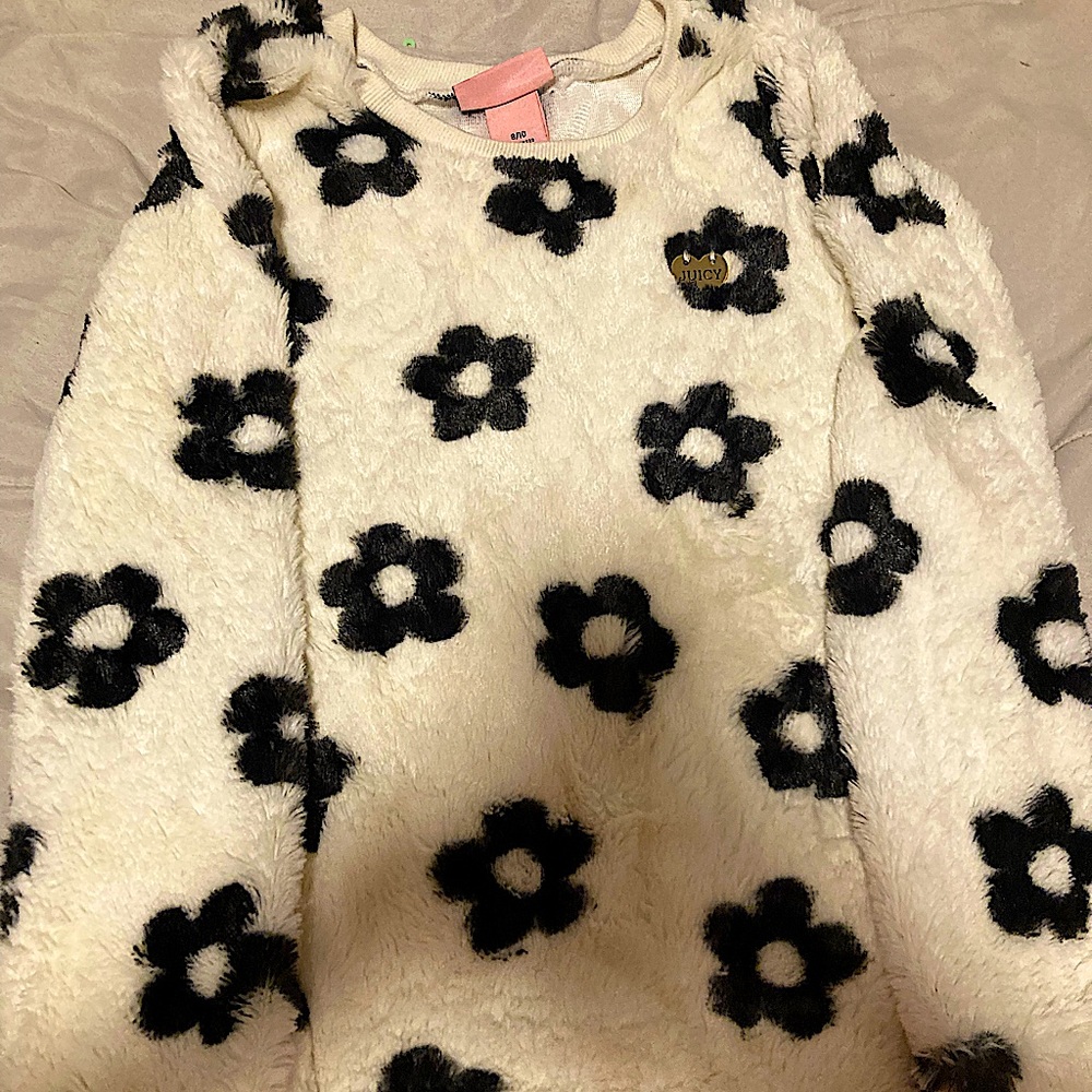 Kids Juicy Couture 8/10 flower sweater